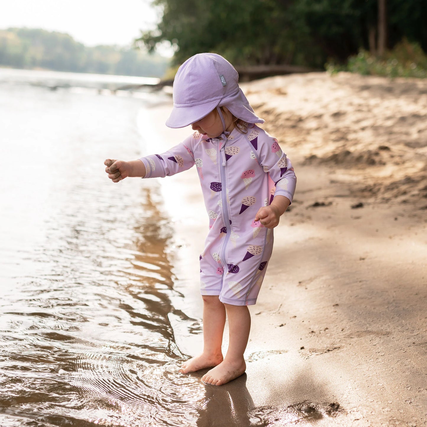 Casquette souple pour bébé - Lavender