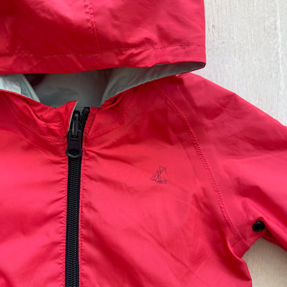 Manteau imperméable réversible 12M, par Petit bateau