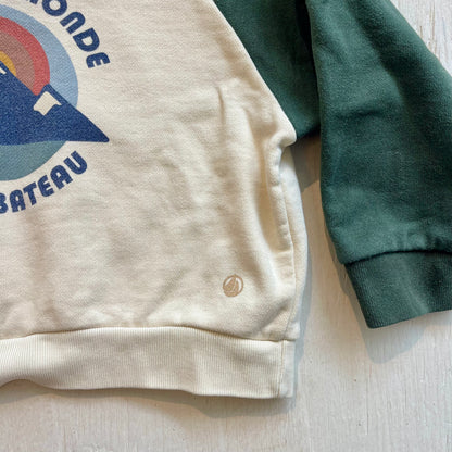 Chandail capuchon 3T, par Petit bateau