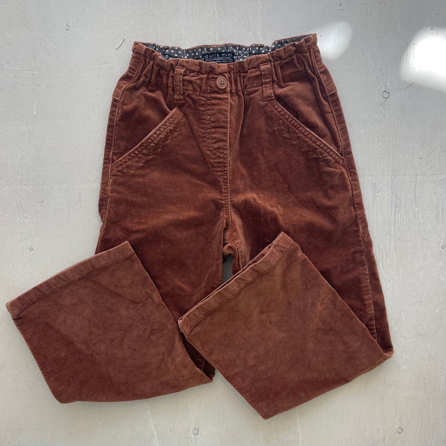 Pantalons en velours 7Y, par Souris mini