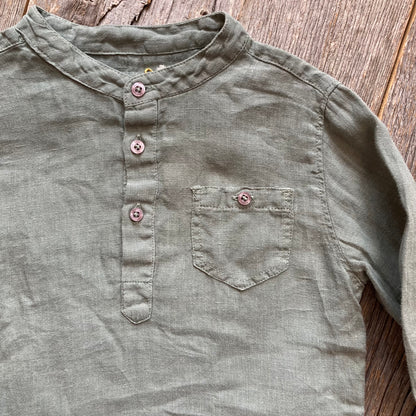 Chemise en lin 3T, par Bout'chou
