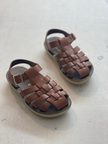Sandales en cuir 9US, par Salt Water