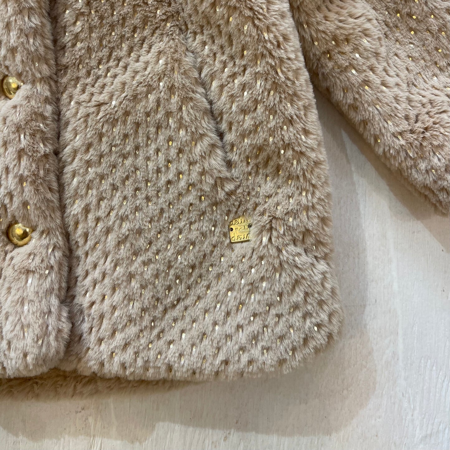 Veste fausse fourrure 18M, par Deux par deux