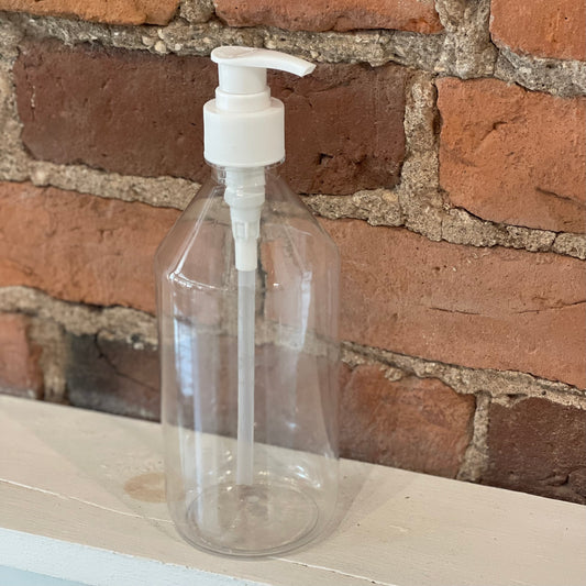 Bouteille en plastique avec pompe