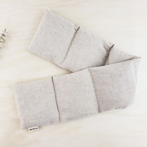 Long coussin enveloppant - Chanvre et coton bio Sable