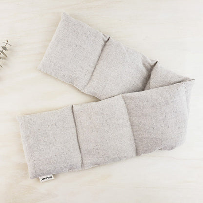 Long coussin enveloppant - Chanvre et coton bio Sable