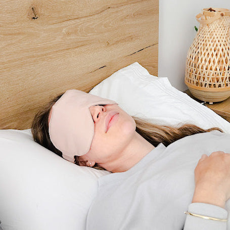 Masque de sommeil - Rose pâle