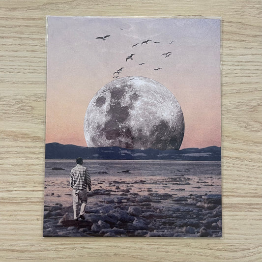 Illustration décorative - Lever de lune