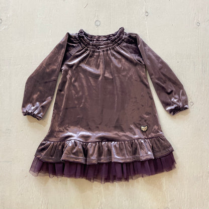 Robe en velours, 12-18M, par Souris mini