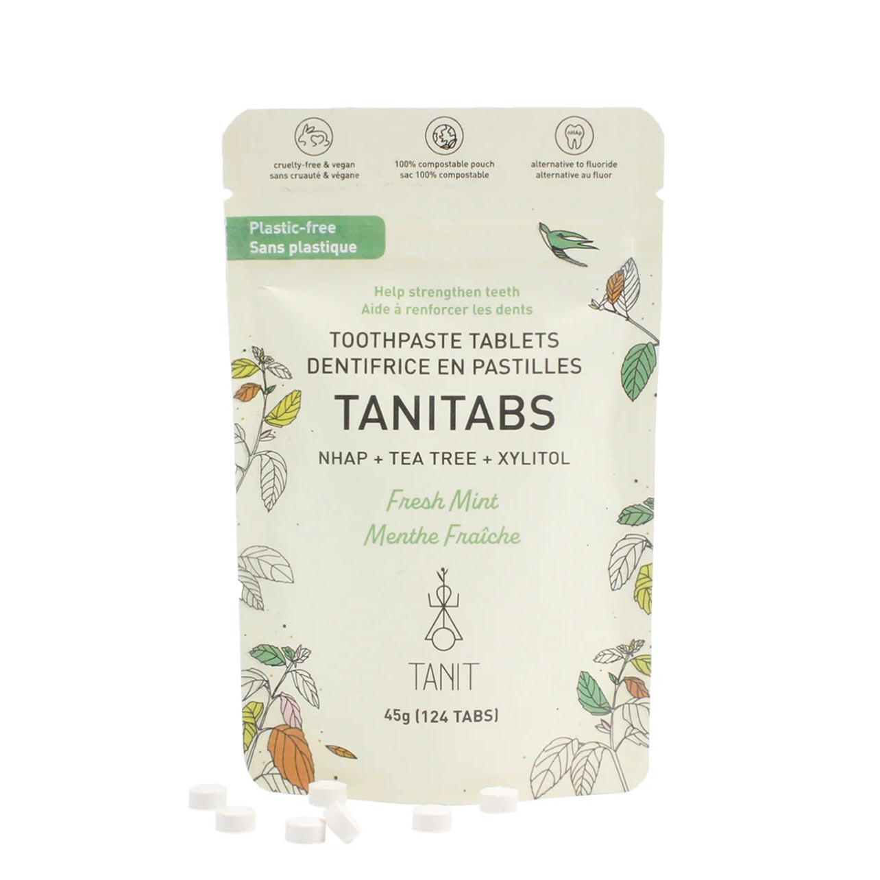 Dentifrice en pastilles - Menthe fraîche