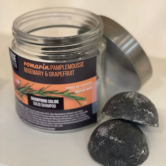 Shampooing en barre Prévention perte de cheveux - Romarin et pamplemousse