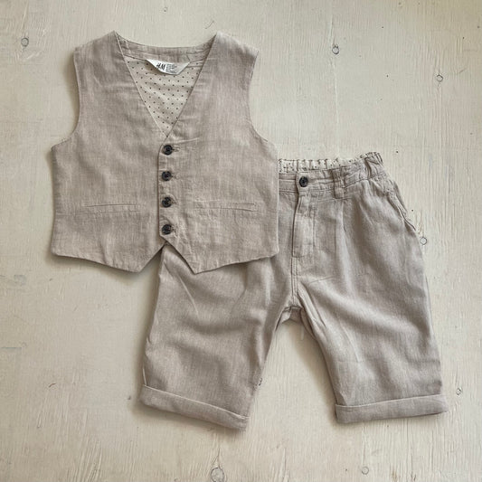 Ensemble en lin 4-5Y, par H&M