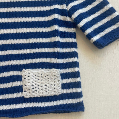 Chandail tricot 4Y, fait main