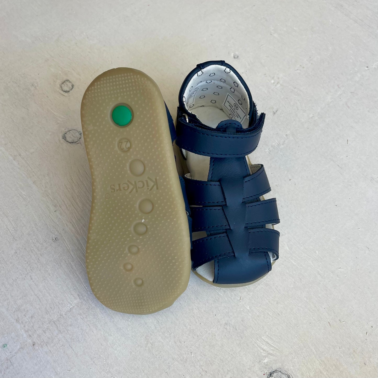 Sandales en cuir Bigflo 6US, par Kickers