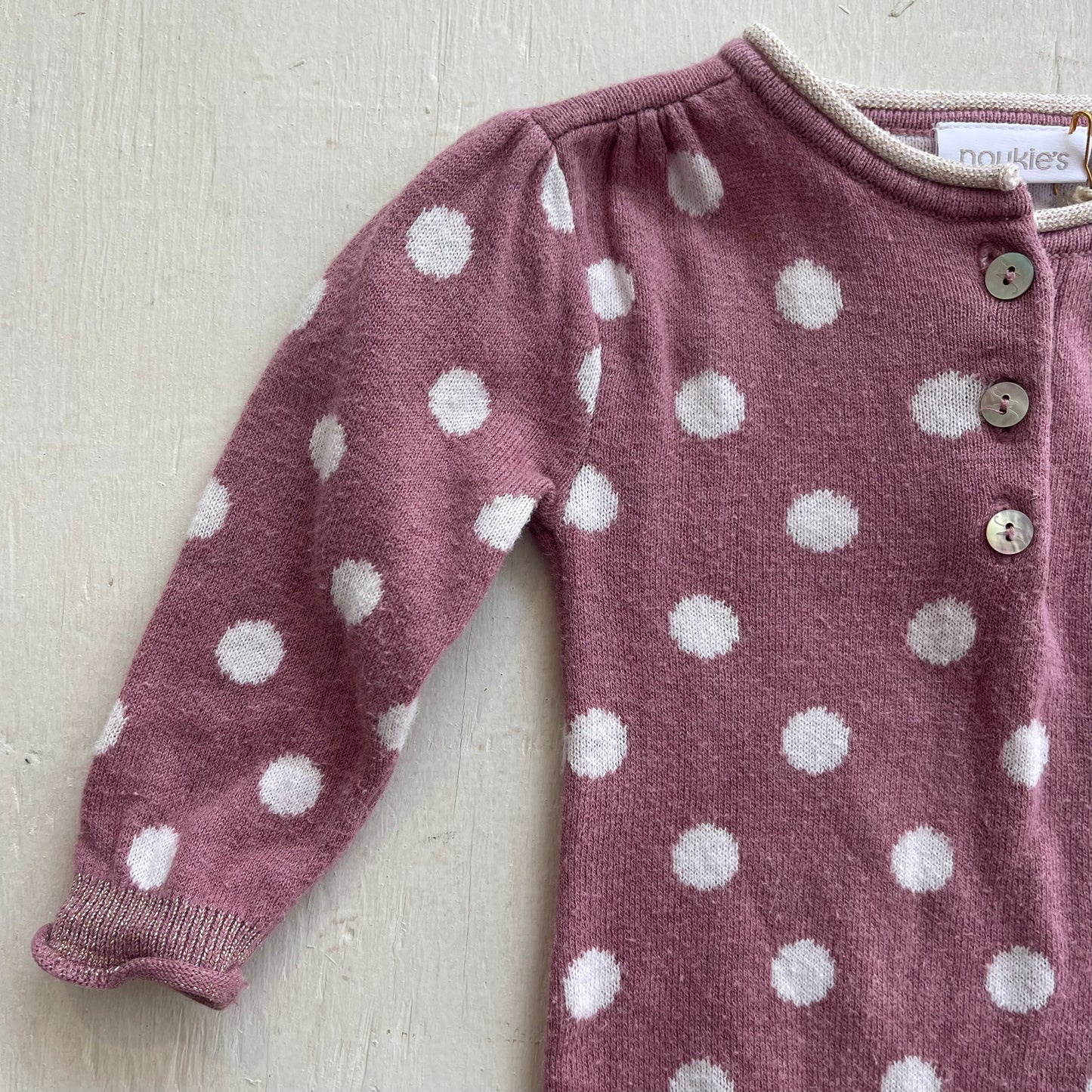 Combinaison tricot 6M, par Noukie's