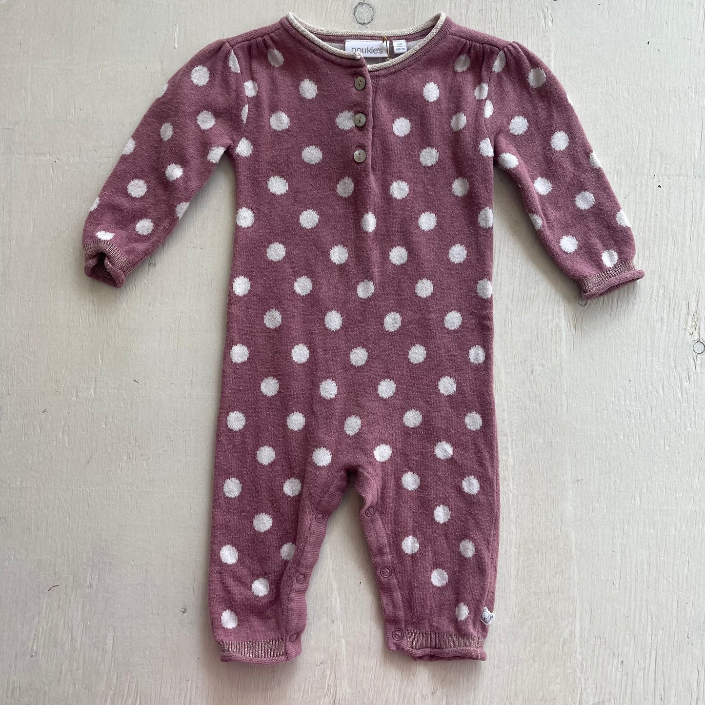 Combinaison tricot 6M, par Noukie's
