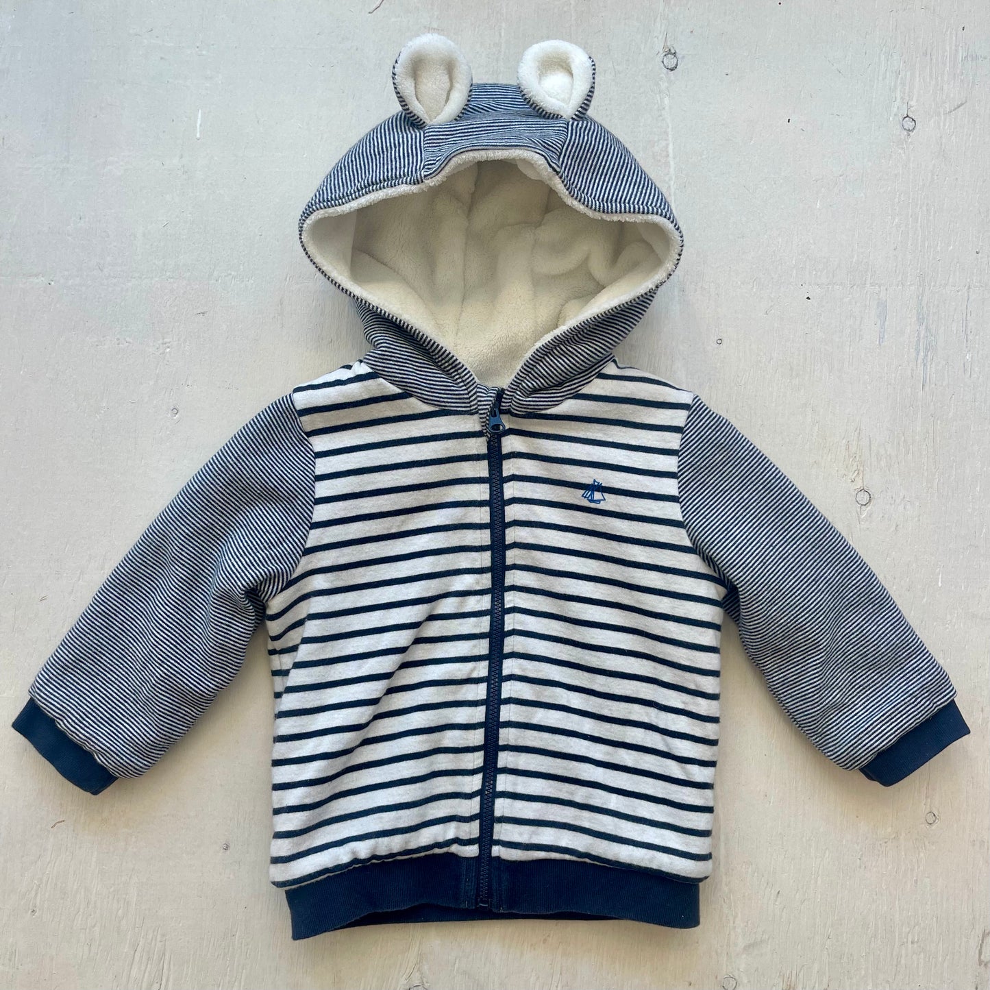 Veste doublée 24M, par Petit bateau