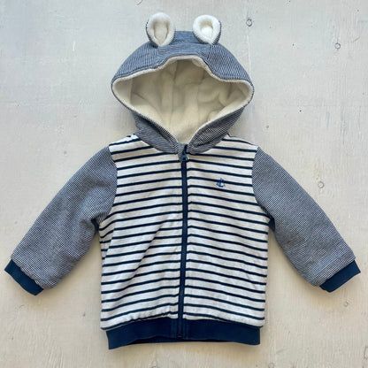 Veste doublée 24M, par Petit bateau