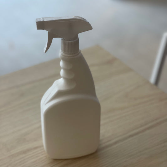 Bouteille à vaporisateur en plastique - Blanc