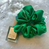 Chouchou en satin - Vert