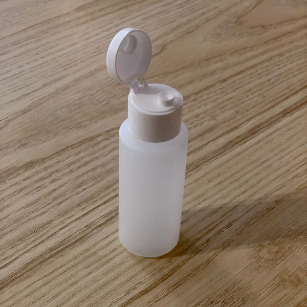 Bouteille en plastique avec bouchon verseur - Naturel