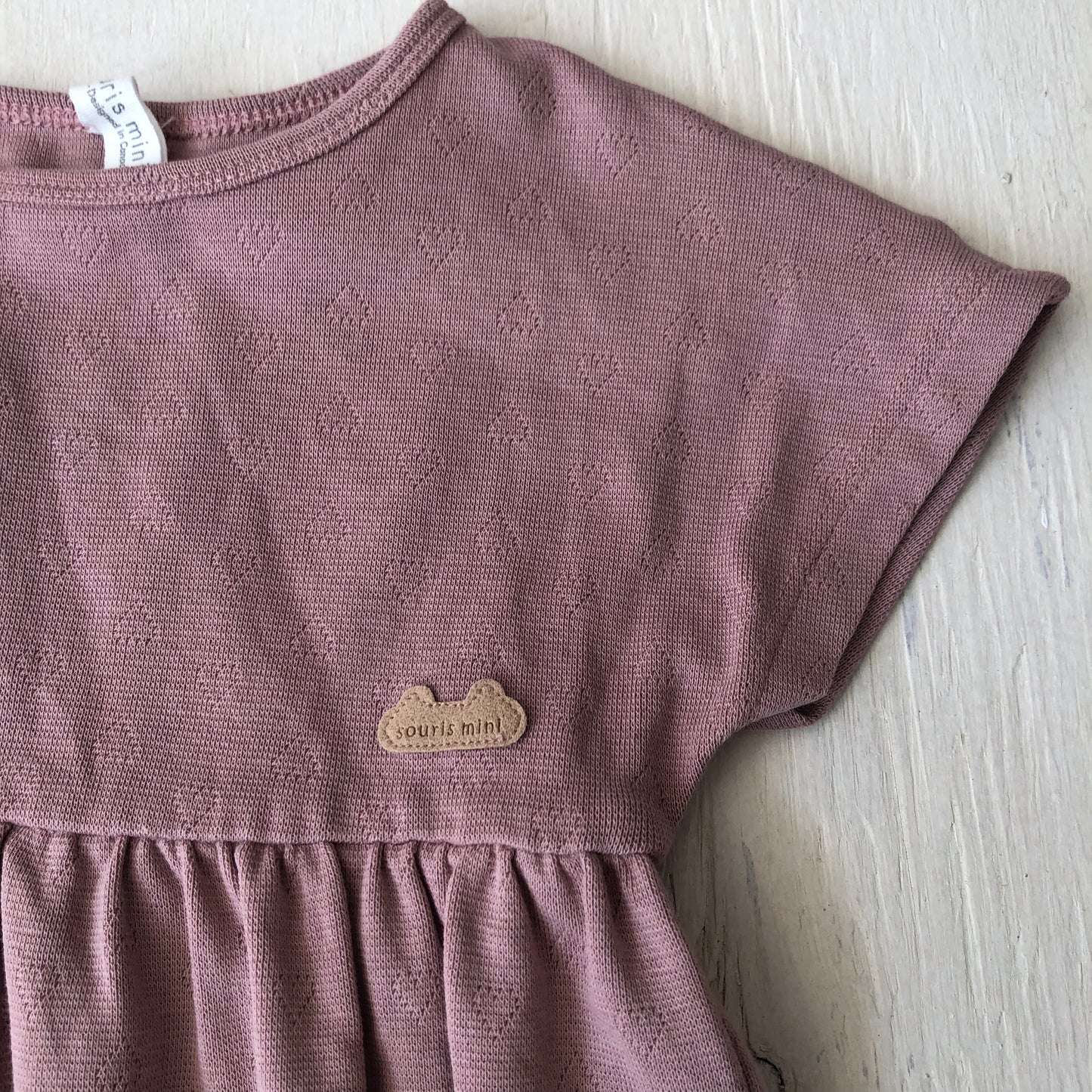 Ensemble robe et bloomer 9-12M, par Souris mini