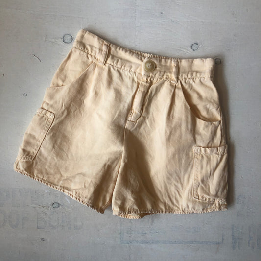 Shorts taille haute en lin 6Y, par Zara