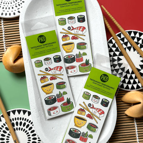Tatouages temporaires - Aliments