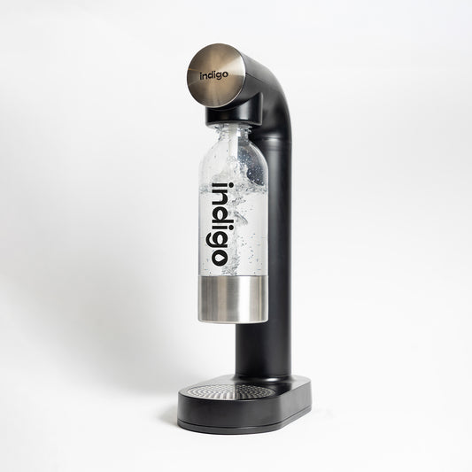 Machine à eau pétillante - Noir/Aluminium brossé