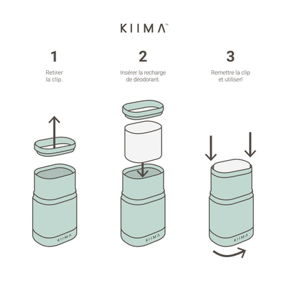 Recharge de déodorant - Sauge, eucalyptus et cèdre