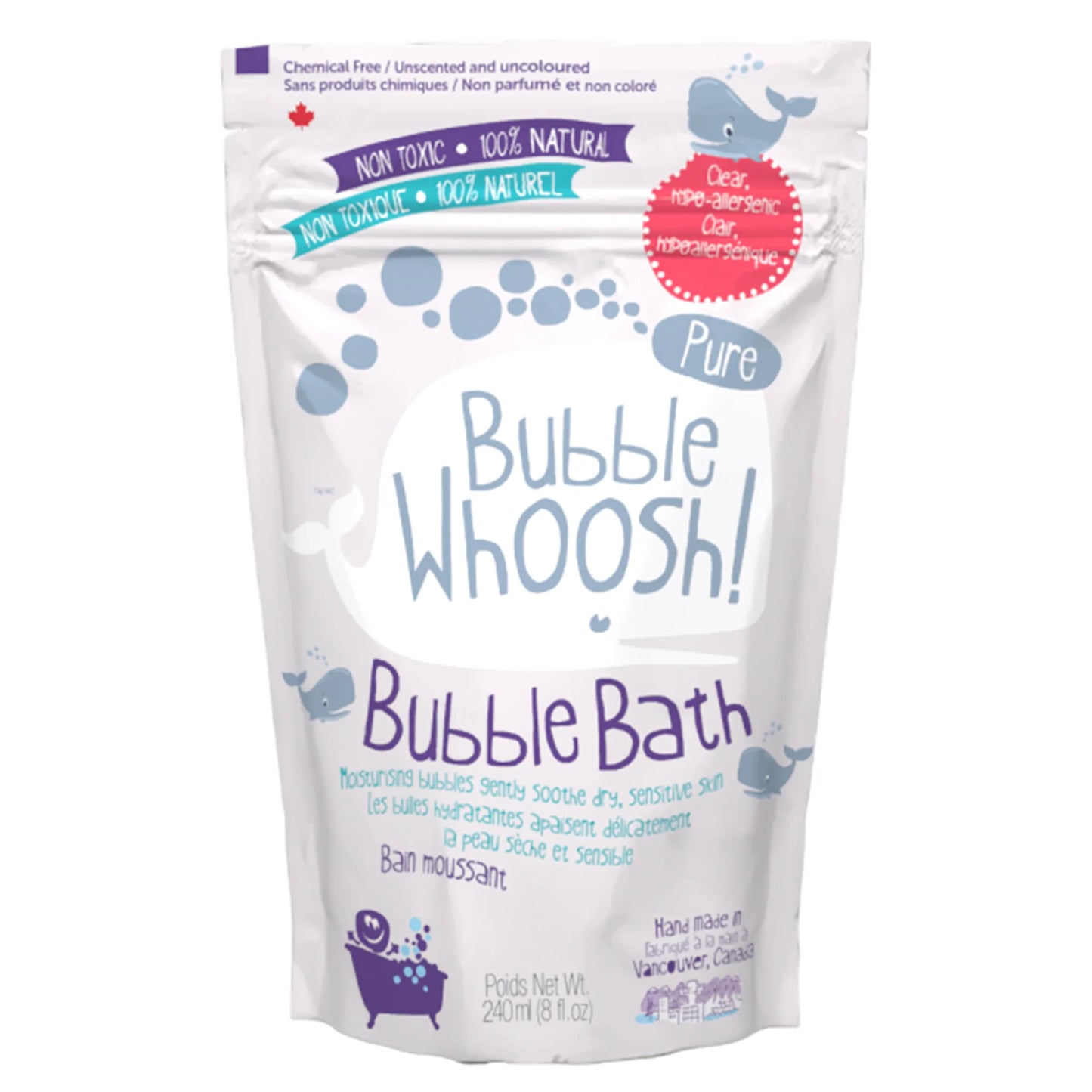 Bain moussant Bubble Whoosh Pure - Clear | VRAC