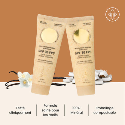 Écran solaire minéral hydratant - Sans parfum