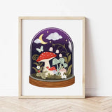 Illustration décorative - Terrarium magique