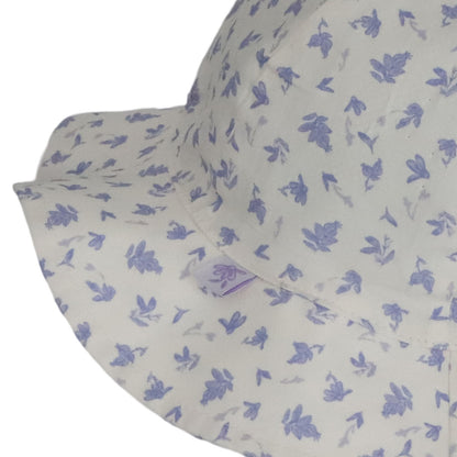 Chapeau léger avec protège-cou - Flowers