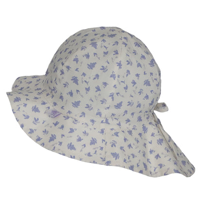 Chapeau léger avec protège-cou - Flowers