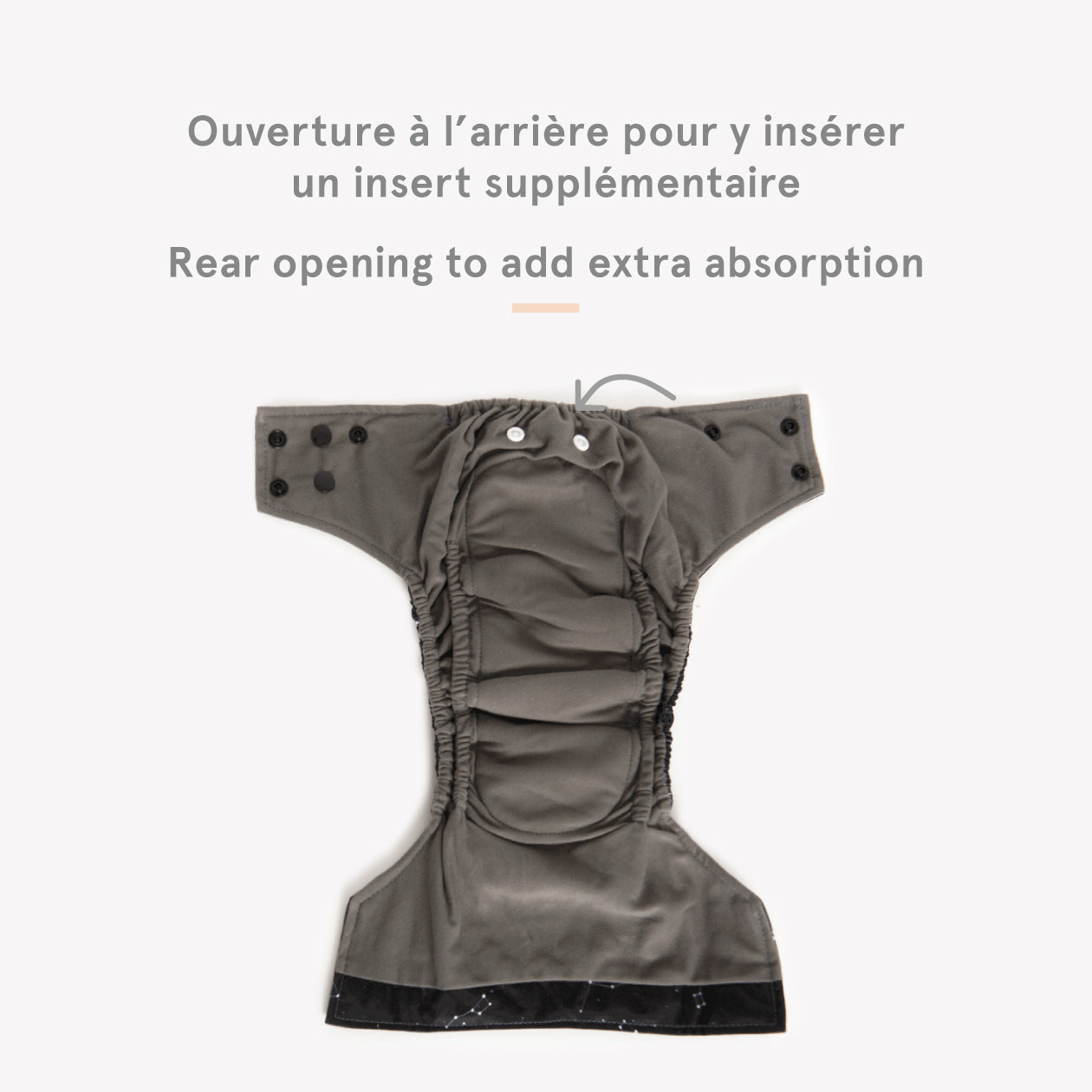 Couche tout-en-un en polyester recyclé - Mouton