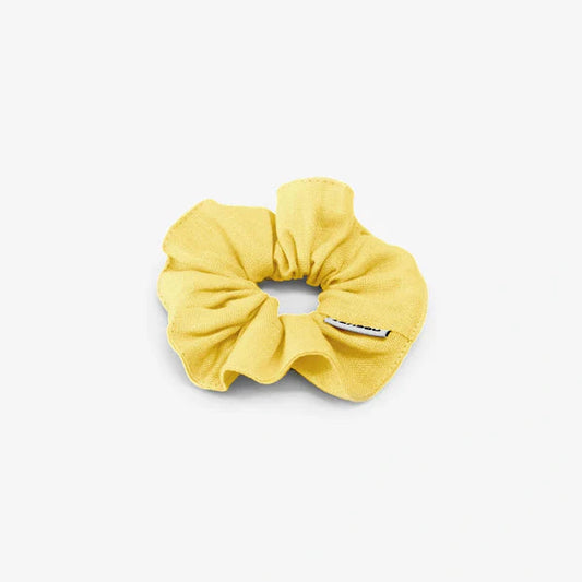 Chouchou en lin - Jaune