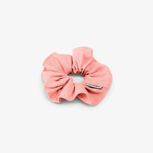 Chouchou en lin - Rose pâle