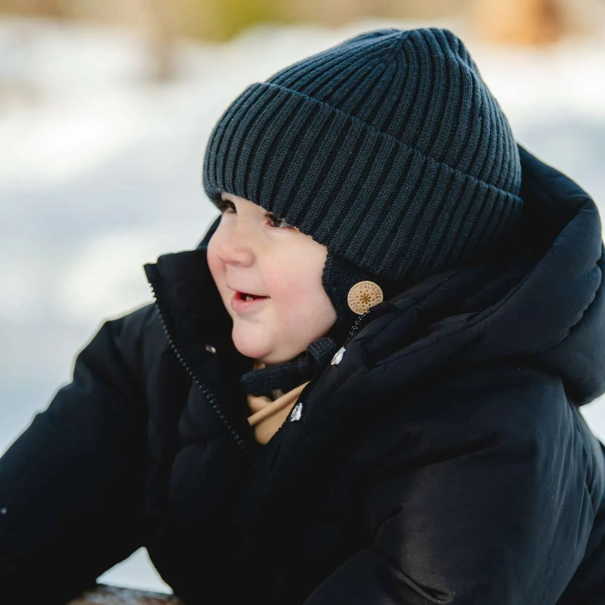 Tuque en tricot doux - Moon Beam