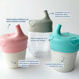 Couvercle de silicone - Rose