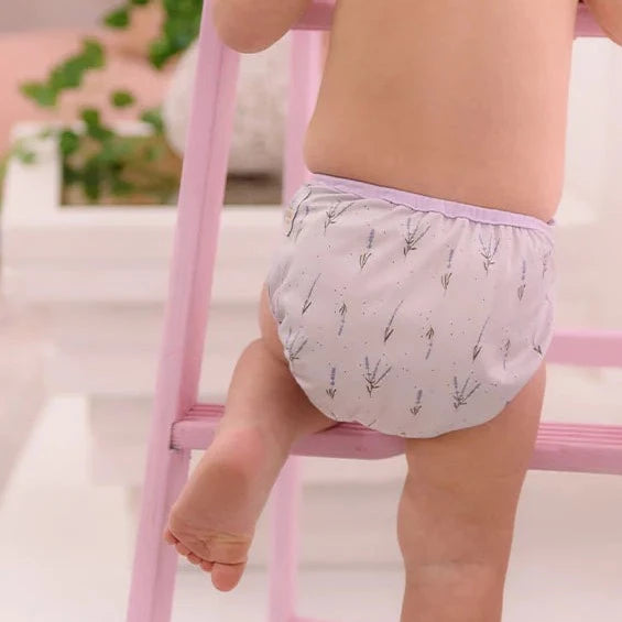Couvre-couche en polyester recyclé - Lavande