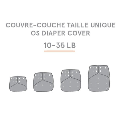 Couvre-couche en polyester recyclé - Abricot