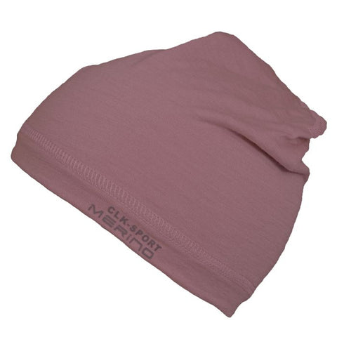 Bonnet en laine de Mérinos - Soft Pink Melange
