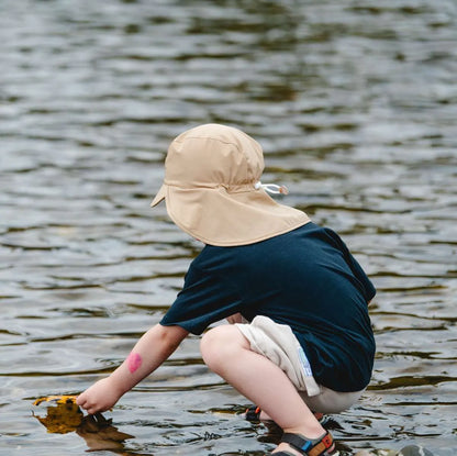 Casquette légère avec protège-cou - Sand