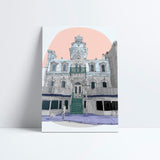 Illustration postale - Hôtel argenté