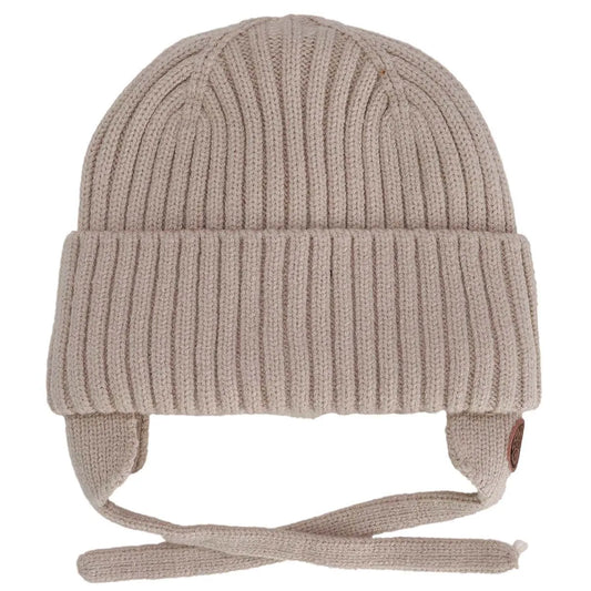 Tuque en tricot doux - Beige