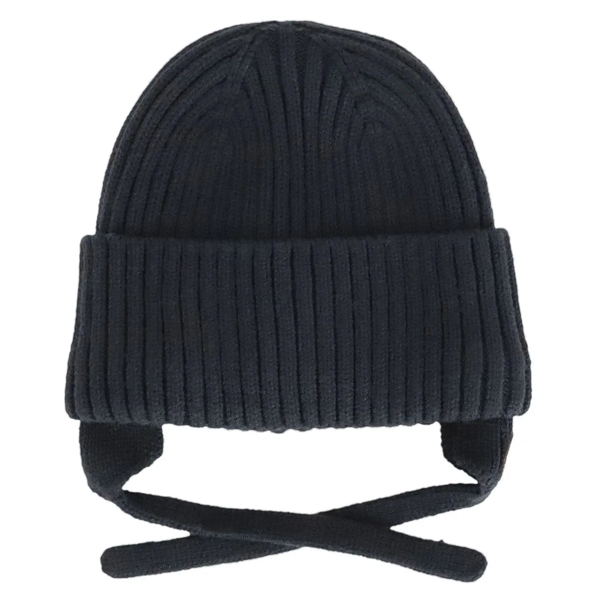 Tuque en tricot doux - Black Ink