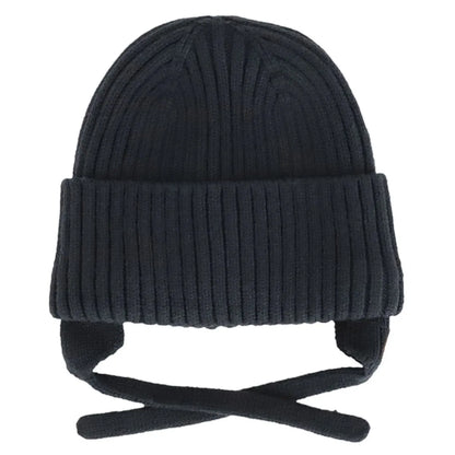 Tuque en tricot doux - Black Ink