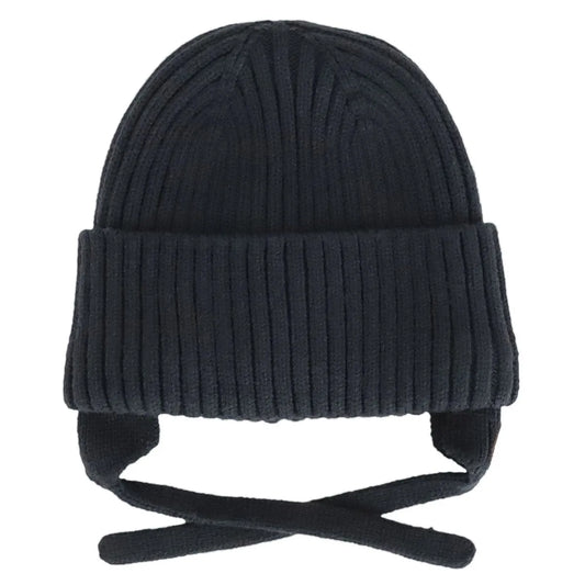 Tuque en tricot doux - Black Ink