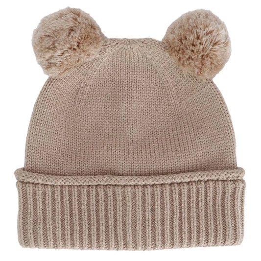 Tuque pour bébé en tricot doux - Sesame